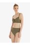Women's High Waist Bikini Bottom 10730 - Green - 3
