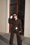 Women's Brown Denim Suit Eka-0071- 240274 - 2