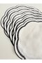 إيلاجانت - مفرش طاولة أمريكي مطرز باللون الأسود - 40x40 سم 1 قطعة - 2