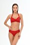Aquaviva Women's Red Violet Halter Neck Bikini Set - 6