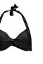Aquaviva Women's Black Violet Halter Bikini Set - 3