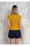 Women's Short T-shirt with Bat Sleeves in Camisole Fabric - 5