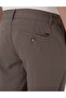 Mink Slim Fit Elastic Waist Canvas Trousers 50308092-Vr052 - 6