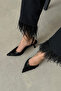 Women's Heeled Shoes with Sequin Details - 3