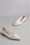 Select 090 stone detail women's flat white - 2