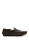 Brown 100% Leather Loafer Shoes 50308466-Vr029 - 2