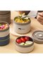 2 Compartment Stainless Steel Thermal Insulated Lunch Box Set with Bag 304 Steel 420ml + 550ml - 3