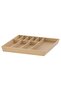 9 Compartments Bamboo Cutlery Holder in Drawer 51X49X5,6 cm Ikea Cutlery Holder Wooden Organizer