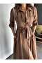 EXOTIC ASSORTED Women's Cuffed Full Button Safari Shirt Dress - 3
