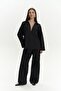 Blenham Black Shirt Pants Set