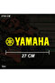 Motorcycle Rear Tongs Sticker Yamaha Written Label - 3