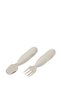 Stainless Steel Fork Spoon Set, Velvet Gray