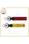Red-Yellow, Motorcycle Lovers, Name Plate and a Rh + Blood Type Written, Biker Keychain