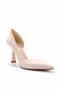 Matte Skin Women's Classic Heeled Shoes K01992000938 - 3