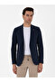 Dark Navy Blue Slim Fit Sports Jacket 50300640-Vr100
