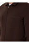 Brown Regular Fit Full Zip Knitwear Cardigan 50299420-Vr029 - 7