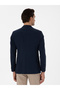 Dark Navy Blue Slim Fit Sports Jacket 50300640-Vr100 - 5