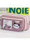 Large Capacity Simple Design Pencil Case Pen Holder School Cosmetic Organizer - 2