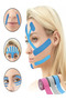 Kinezyo Light Blue Color Tape for Face Lifting and Wrinkles
