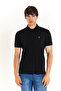 US POLO ASSNMEN'S WOVEN POLO NECK BLACK T-SHIRT - 2