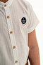 Boy / Loose Collar / Shirt Shorts / Belted Boys Suit - 2