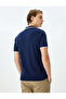 Short Sleeve Polo Neck Cotton Half Zip Knitwear T-Shirt - 4