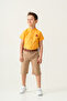 Boy / Loose Collar / Shirt Shorts / Belted Boys Suit