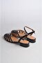 Select 024 genuine leather women's shoe (heel height: 3cm) black patent leather - 5