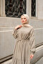 Women's Robe Dress Pistachio Green - 4