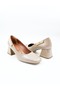 Women's Genuine Leather Heeled Shoes - 3