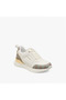 Flora Bella Monogram Print Sneakers with Lace-Up Closure - 3