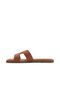 Cognac Haylee Flat Sandals For Women - 3