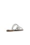 Silver Vamika Flat Sandals For Women - 2