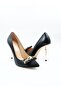 Women's Genuine Leather Heeled Shoes - 3