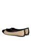 Large Size Women's Ballerina Shoes 41-42-43-44 Number Black Mink Quilted Pattern - 3