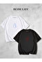Fire and Water Lover Combination Oversize Tshirt Set of 2