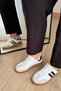Women Men White Sports Shoes - 3