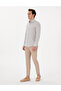 Khaki Lycra Striped Extra Slim Fit Long Sleeve Shirt 50303897-Vr027 - 4