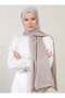 Janjan Double Layer Shawl - Light Mink - - 3