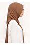 Women's Crepe Shawl Light Brown498413 - 5