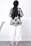 Black Patterned Buttoned Shirt - 4