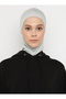 Masked Hijab Bone - Light Gray - (St279), (Id 7827928) - 5