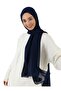 Chiffon Shawl - Light Navy Blue - Tuva Shawl - 3