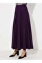 Women's Purple Flared Skirt - 3
