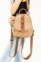 Women's Mink-Tan/Backpack and Shoulder Bag Are Easy to Carry and Very Useful.