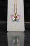 Women's Butterfly Necklace. Steel Butterfly Necklace