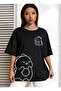 Cute Dinosaur Printed Crew Neck Short Sleeve Girls T-Shirt