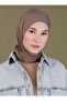 وشاح قطن ممشط - مينك داكن -
