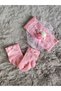 Findik Bebe 0 Year Old Newborn Hair Band and Socks Set Set Baby Girl Gift / Hospital Release - 4