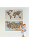 Educational and Instructional World and Turkey Map Children's Room Wall Sticker-3883 - 3